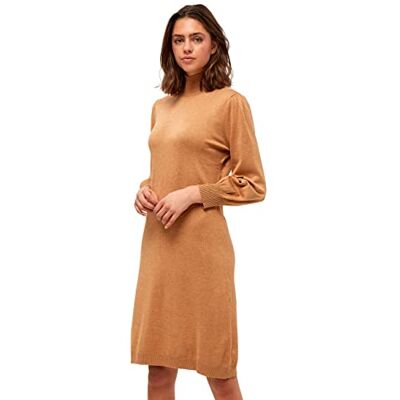 Minus 33 Dam Mersin Highneck Knit Casual Dress, Almond Melange, XL Minus 33 Dam Mersin Highneck Knit Casual Dress, Almond Melange, XL