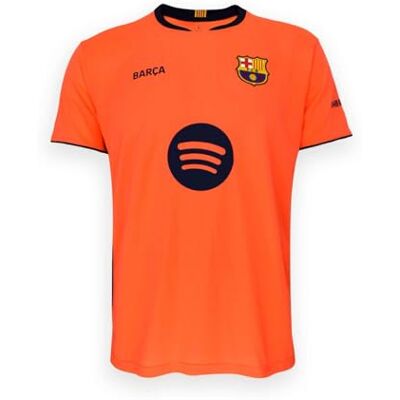FC Barcelona FCB T-shirt vuxen 3:e lagen 25/26 – officiell replika – lax/orange – unisex herr och dam FC Barcelona FCB T-shirt vuxen 3:e lagen 25/26 – officiell replika – lax/orange – unisex herr och dam