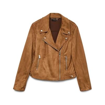 VERO MODA VMJOSE jacka för kvinnor, konjak, XL VERO MODA VMJOSE jacka för kvinnor, konjak, XL