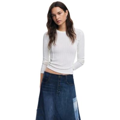 Desigual REPRIS_TS_Charm, 1000 vit, XL, Vit, XL Desigual REPRIS_TS_Charm, 1000 vit, XL, Vit, XL