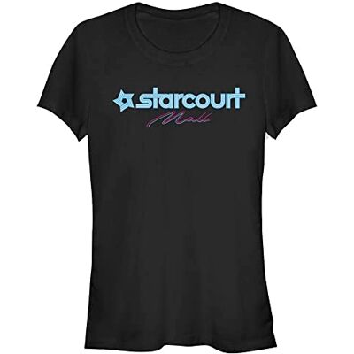 Stranger Things Dam Starcourt Logo Kortärmad t-shirt, svart, M, svart, M Stranger Things Dam Starcourt Logo Kortärmad t-shirt, svart, M, svart, M