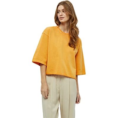 Peppercorn Dam Marlea 3/4 ärm sweat, orange solnedgång, S, Orange solnedgång, S Peppercorn Dam Marlea 3/4 ärm sweat, orange solnedgång, S, Orange solnedgång, S