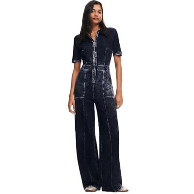 Desigual Jumpsuit_Farm, 5022 Azul ULTRAMAR, XS, blå, XS Desigual Jumpsuit_Farm, 5022 Azul ULTRAMAR, XS, blå, XS