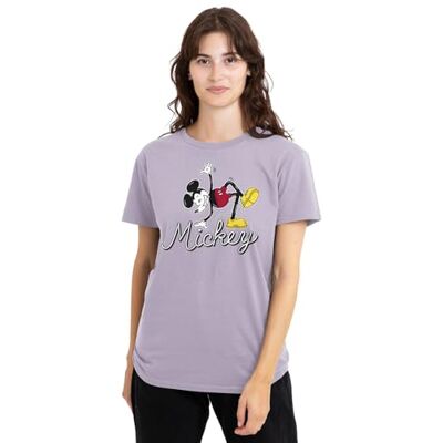 Mickey Mouse mandarin creative ltd Musse Pigg funky dans dam t-shirt, lavendel, XX-Large, Lavendel, XXL Mickey Mouse mandarin creative ltd Musse Pigg funky dans dam t-shirt, lavendel, XX-Large, Lavendel, XXL