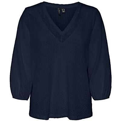 VERO MODA damtopp, marinblå blazer, XS VERO MODA damtopp, marinblå blazer, XS