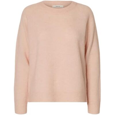 SELECTED WOMEN SELECTED Kvinnor Slflulu Ls Knit O-Neck Noos, Pale Dogwood, XS SELECTED WOMEN SELECTED Kvinnor Slflulu Ls Knit O-Neck Noos, Pale Dogwood, XS