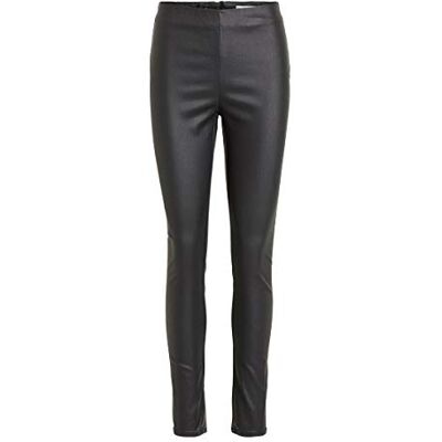 Vila dam Vicommit Coated Plain Noos leggings, Svart (Black), M Vila dam Vicommit Coated Plain Noos leggings, Svart (Black), M