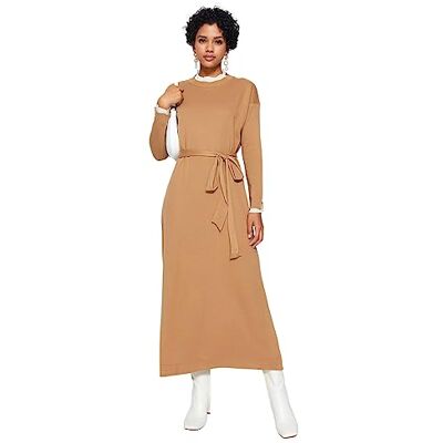 Trendyol Klänning – brun – skift, kamel, XL, Camel, XL Trendyol Klänning – brun – skift, kamel, XL, Camel, XL