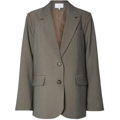 YAS Y.A.S reemaj Ls Blazer Noos, Grå melange, 46 YAS Y.A.S reemaj Ls Blazer Noos, Grå melange, 46