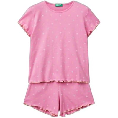 United Pig(T-Shirt+Short) 33ON0P08A pyjamasset, flerfärgad, 90 flickor, Flerfärgad, 90 United Pig(T-Shirt+Short) 33ON0P08A pyjamasset, flerfärgad, 90 flickor, Flerfärgad, 90