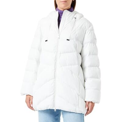 Geox W Anylla-jacka, Blanc De Blanc, 38 Geox W Anylla-jacka, Blanc De Blanc, 38