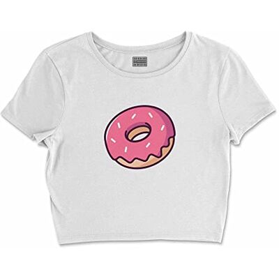 Bona Basics , Digitalt tryck, bas-t-shirt för kvinnor, 100% bomull, vit, avslappnad, damtoppar, storlek: L, Vitt och blått Bona Basics , Digitalt tryck, bas-t-shirt för kvinnor, 100% bomull, vit, avslappnad, damtoppar, storlek: L, Vitt och blått