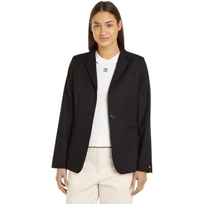 Tommy Hilfiger SMD Core Regular Sb Blazer Sportjackor för kvinnor, Svart, 64 SE Tommy Hilfiger SMD Core Regular Sb Blazer Sportjackor för kvinnor, Svart, 64 SE