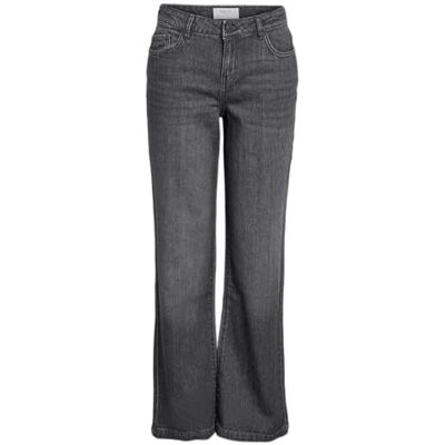 NOISY MAY Nmnila Lw Wide Jeans Az421Dg Noos, Mörkgrå denim, 26W x 32L NOISY MAY Nmnila Lw Wide Jeans Az421Dg Noos, Mörkgrå denim, 26W x 32L
