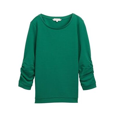 TOM TAILOR Denim damtröja, 14581 – Luscious Pine Green, S TOM TAILOR Denim damtröja, 14581 – Luscious Pine Green, S