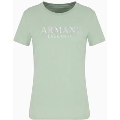 Giorgio Armani Dam Arte Sella, shiny logo bokstäver normal passform, grön, XXL, salvia, XXL Giorgio Armani Dam Arte Sella, shiny logo bokstäver normal passform, grön, XXL, salvia, XXL