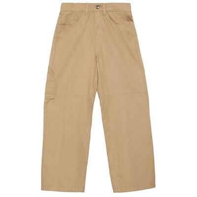 s.Oliver Byxor baggy/avslappnad passform/mellanhög slits/breda ben beige 164/smal, Beige, 164 s.Oliver Byxor baggy/avslappnad passform/mellanhög slits/breda ben beige 164/smal, Beige, 164
