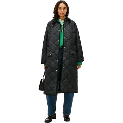 Tommy Hilfiger dam vadderad flagga kviltad kappa WW0WW47747 parkas rock, svart (svart), XXL, svart (svart), XXL Tommy Hilfiger dam vadderad flagga kviltad kappa WW0WW47747 parkas rock, svart (svart), XXL, svart (svart), XXL