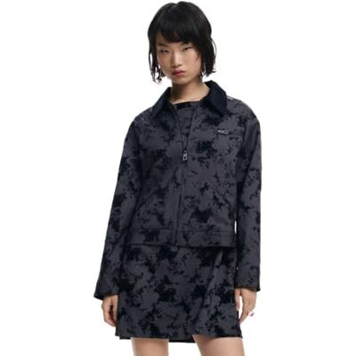 Desigual JACKET_FLOCK, 2006 Mörkgrå, S, svart, S Desigual JACKET_FLOCK, 2006 Mörkgrå, S, svart, S
