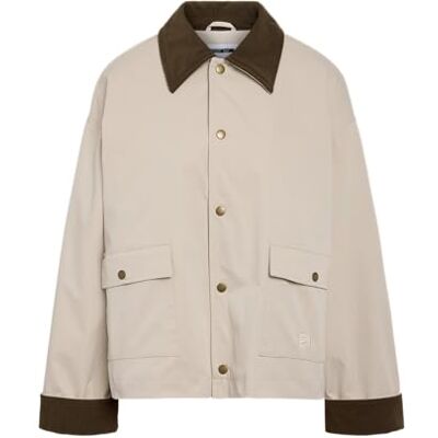 NOISY MAY Nmnora Corduroy Collar Jacka Noos, silverfoder, s, Silverfoder, S NOISY MAY Nmnora Corduroy Collar Jacka Noos, silverfoder, s, Silverfoder, S