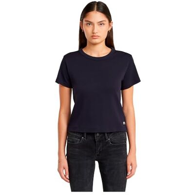 G-STAR RAW G-Script Baby Brother regular Tee, Blå (Osaka blå D26423-c812-3873), S G-STAR RAW G-Script Baby Brother regular Tee, Blå (Osaka blå D26423-c812-3873), S