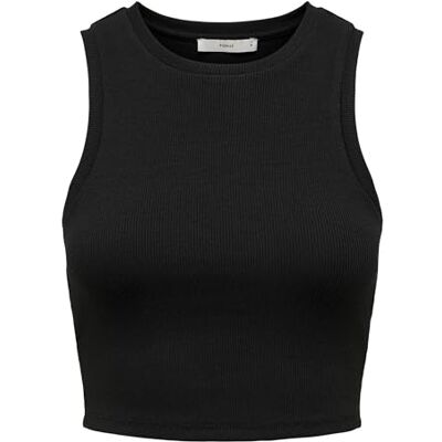 ONLY Onlvilma S/L skuren tanktopp JRS Noos topp ONLY Onlvilma S/L skuren tanktopp JRS Noos topp