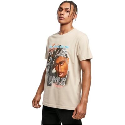 Tee herr tupac retro te M sand, sand, M Tee herr tupac retro te M sand, sand, M