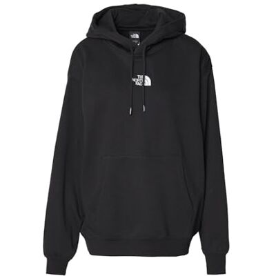 THE NORTH FACE Essential Oversize Tröja med huva för kvinnor, Tnf Black, S THE NORTH FACE Essential Oversize Tröja med huva för kvinnor, Tnf Black, S