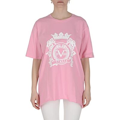 19V69 ITALIA Smile T-shirt dam, rosa, M 19V69 ITALIA Smile T-shirt dam, rosa, M