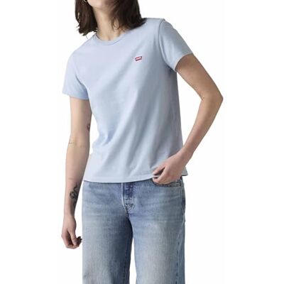 Levi's Perfect Tee Chambray Blue Cotton Levi's Perfect Tee Chambray Blue Cotton