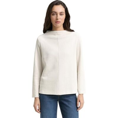 TOM TAILOR Damtröja, 36844 – Sandsten beige melerad, XXL TOM TAILOR Damtröja, 36844 – Sandsten beige melerad, XXL