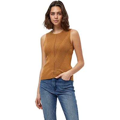 Peppercorn dam Tana O-hals topp, 5019 ben brun, XS Peppercorn dam Tana O-hals topp, 5019 ben brun, XS