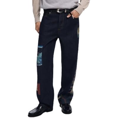 Desigual Denim_Prato, 5001 Marinblå, 30, Blå, 28 Desigual Denim_Prato, 5001 Marinblå, 30, Blå, 28