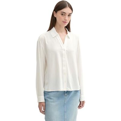 TOM TAILOR Denim damblus, 10332 – Benvit, XL TOM TAILOR Denim damblus, 10332 – Benvit, XL