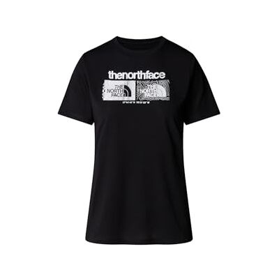 THE NORTH FACE NF0A8BRZJK3 W Foundation Tee Graphic 1 T-shirt Dam TNF Svart Storlek XS, Svart Tnf, XS THE NORTH FACE NF0A8BRZJK3 W Foundation Tee Graphic 1 T-shirt Dam TNF Svart Storlek XS, Svart Tnf, XS