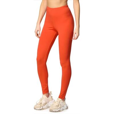 Merry Style Damleggings bomull för året runt bekväma leggings ogenomskinliga kvinnor idealiska för yoga sport gym och fritid MS10-198, rost, M Merry Style Damleggings bomull för året runt bekväma leggings ogenomskinliga kvinnor idealiska för yoga sport gym och fritid MS10-198, rost, M