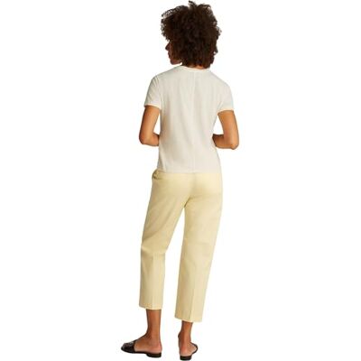 Tommy Hilfiger Dam SLUB REG C-NK SS WW0WW44433, beige, XXXL, Beige (Calico), 3XL Tommy Hilfiger Dam SLUB REG C-NK SS WW0WW44433, beige, XXXL, Beige (Calico), 3XL