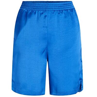 JJXX JACK&JONES Dam JXMALLI satin SN shorts, blå Iolite, L JJXX JACK&JONES Dam JXMALLI satin SN shorts, blå Iolite, L