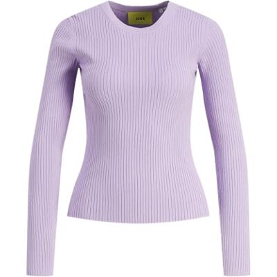 JJXX Jxjodi tight crew neck stickad, Lilac Breeze, XL JJXX Jxjodi tight crew neck stickad, Lilac Breeze, XL