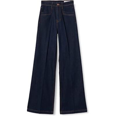 s.Oliver Damjeans, Betsy Wide Leg, Mörkblå denim, 32/34 s.Oliver Damjeans, Betsy Wide Leg, Mörkblå denim, 32/34