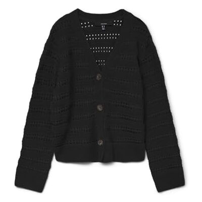 VERO MODA Vmcalla Ls V-hals cardigan Noos, svart, XS VERO MODA Vmcalla Ls V-hals cardigan Noos, svart, XS