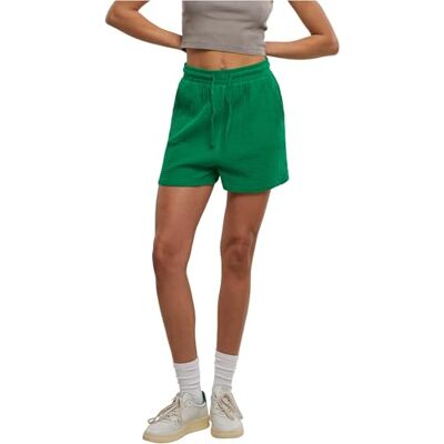 Urban Classics Damshorts, damshorts, muslinshorts, korta byxor av muslintyg för kvinnor, lös passform, storlekar XS – 5XL, froggreen, 5XL Urban Classics Damshorts, damshorts, muslinshorts, korta byxor av muslintyg för kvinnor, lös passform, storlekar XS – 5XL, froggreen, 5XL