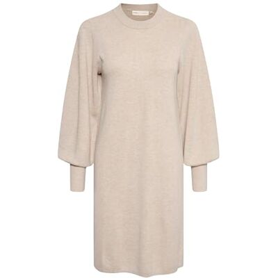 InWear Sammyiw klänning för kvinnor vardaglig, Simply Taupe Melange, XL InWear Sammyiw klänning för kvinnor vardaglig, Simply Taupe Melange, XL