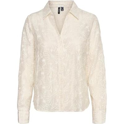 VERO MODA VMKANE LS skjorta WVN, Björk, M VERO MODA VMKANE LS skjorta WVN, Björk, M
