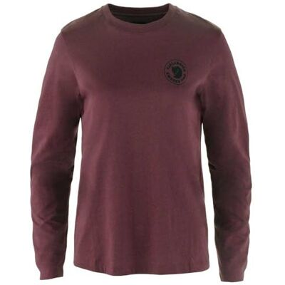 Fjällräven dam 1960 logotyp T-shirt LS W, Port, M, Port, M Fjällräven dam 1960 logotyp T-shirt LS W, Port, M, Port, M