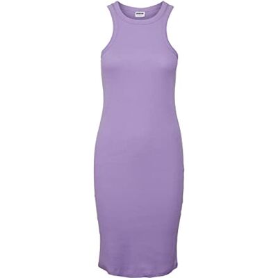 NOISY MAY Dam Nmmaya S/L halterneck klänning (4-pack), Paisley lila, XL NOISY MAY Dam Nmmaya S/L halterneck klänning (4-pack), Paisley lila, XL