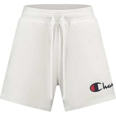 Champion Legacy Icons W Contrast Logo Bomull Lycra Shorts, Vit, S Dam SS24, Vit, S Champion Legacy Icons W Contrast Logo Bomull Lycra Shorts, Vit, S Dam SS24, Vit, S