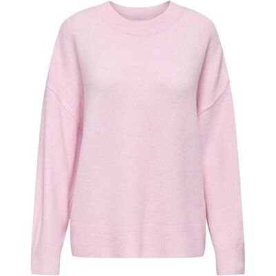 JDY sonja L/S O-hals tröja KNT, Rosa dam, XS JDY sonja L/S O-hals tröja KNT, Rosa dam, XS