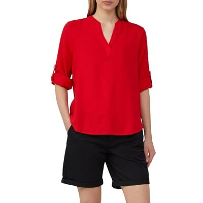 s.Oliver linnemix blus med gymnastik-up, röd, 38 s.Oliver linnemix blus med gymnastik-up, röd, 38