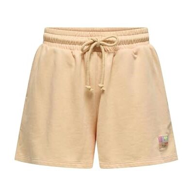 ONLY Onlminna tvättade shorts Ub Cs Swt, Karamellkräm, XS ONLY Onlminna tvättade shorts Ub Cs Swt, Karamellkräm, XS